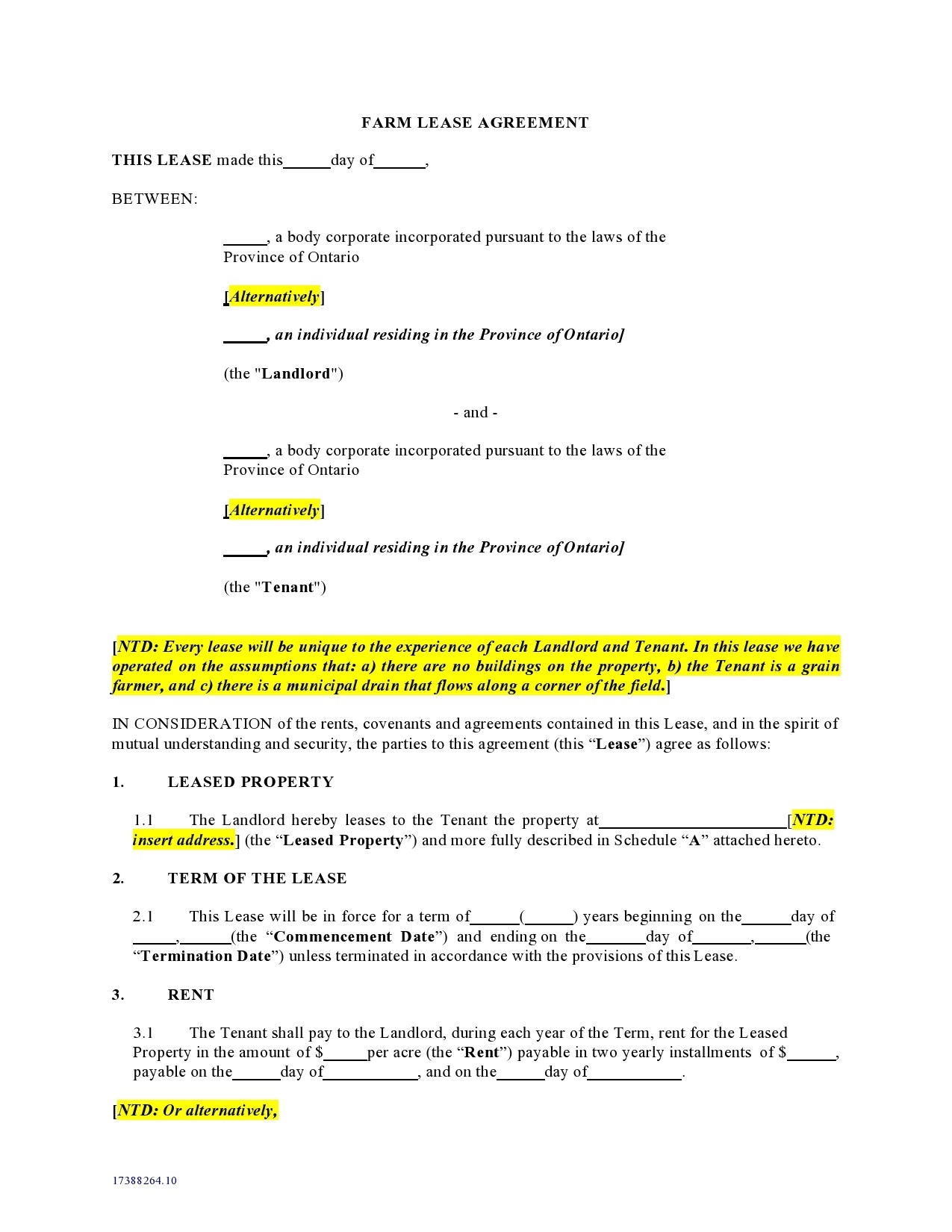 37 FREE Land Lease Agreements Word PDF TemplateLab