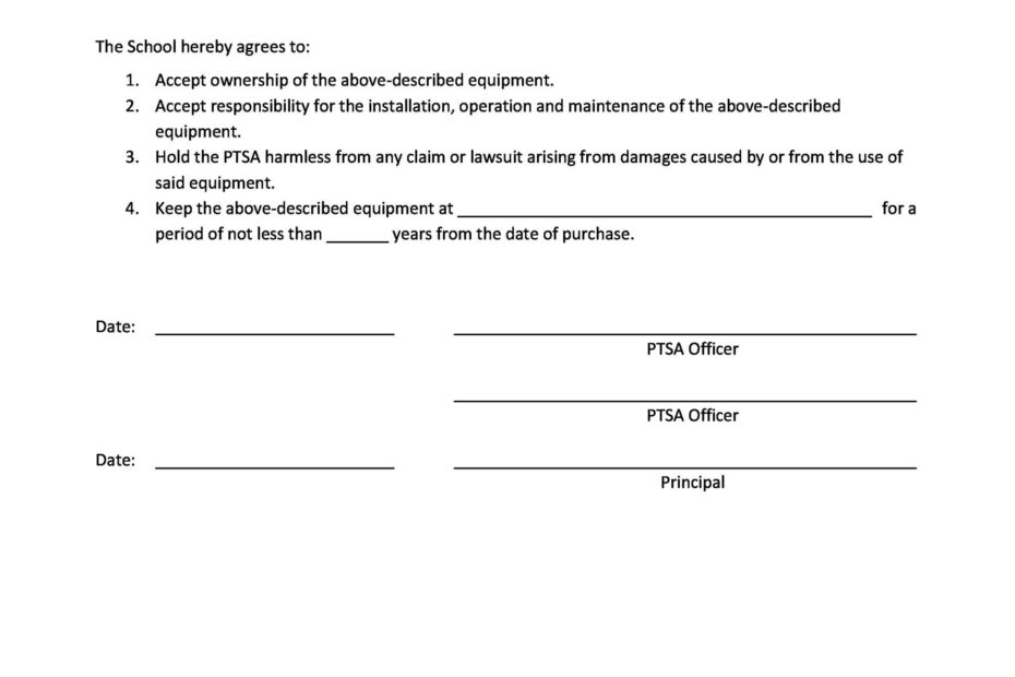 40 Hold Harmless Agreement Templates Free Template Lab