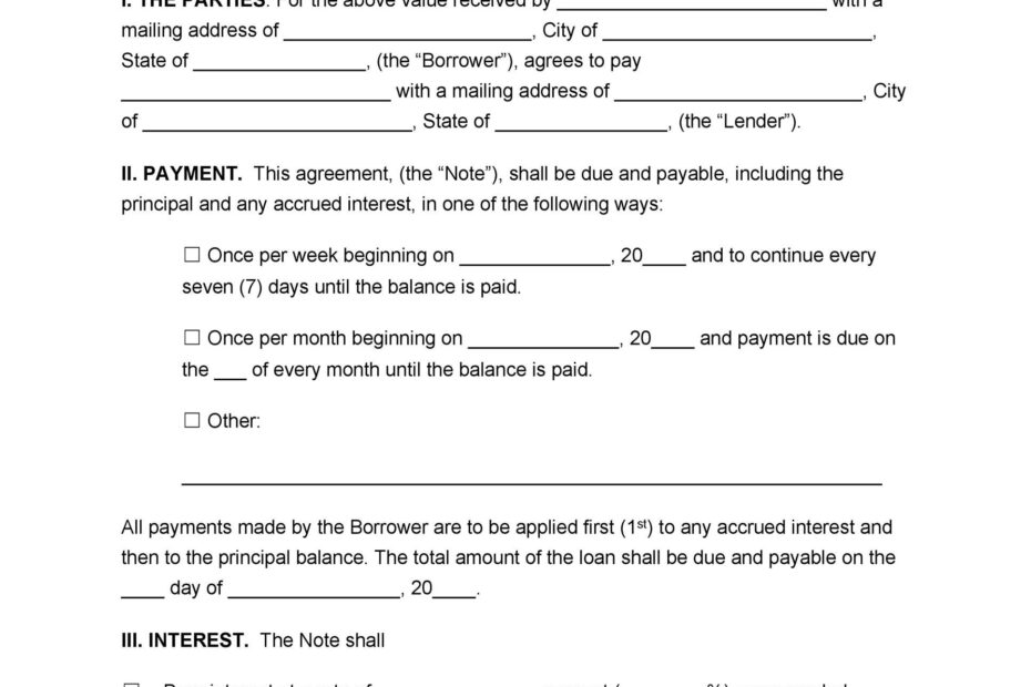 40 Simple Loan Agreement Templates FREE TemplateLab
