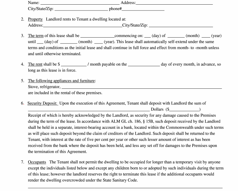 Basic Rental Agreement In Word Fill Online Printable Fillable