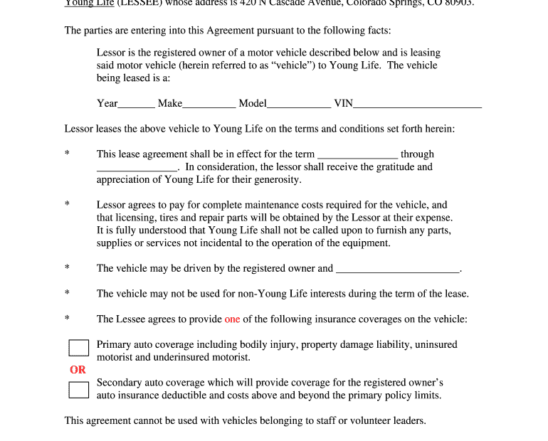 Borrowed Vehicle Agreement Fill And Sign Printable Template Online