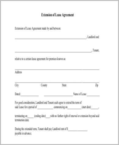 FREE 12 Lease Renewal Form Samples PDF MS Word Google Docs