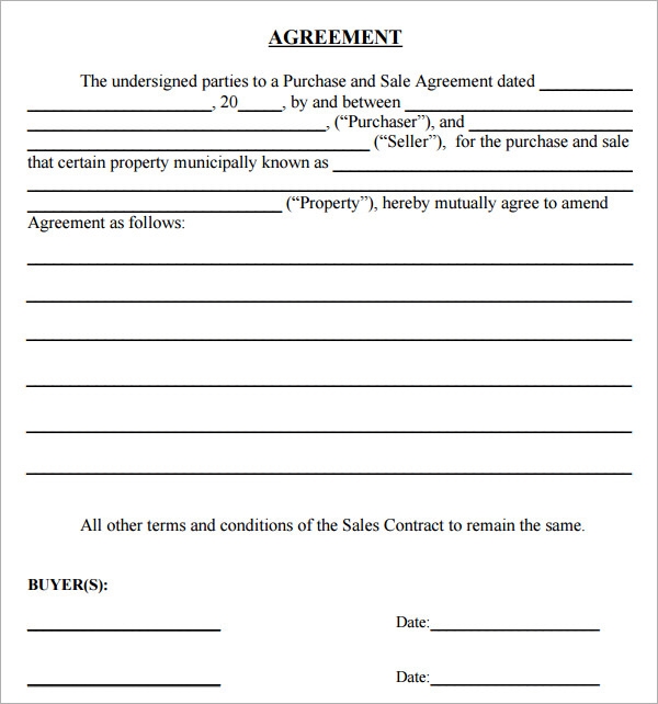 FREE 13 Sample Purchase Agreement Templates In PDF MS Word Pages