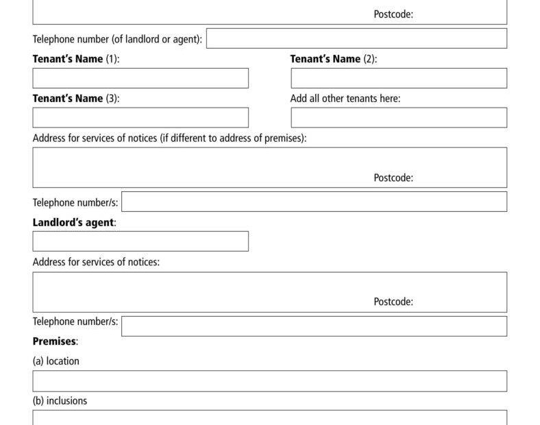 Free 28 Simple Tenancy Agreement Templates PDF