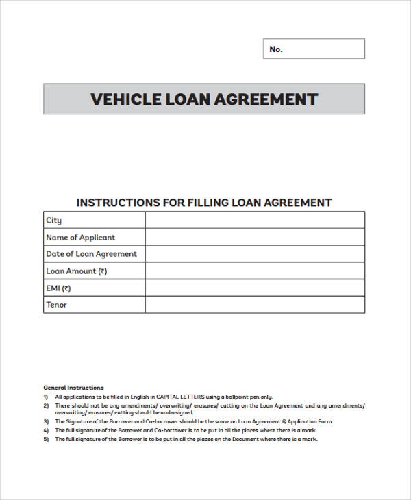 FREE 56 Loan Agreement Forms In PDF MS Word