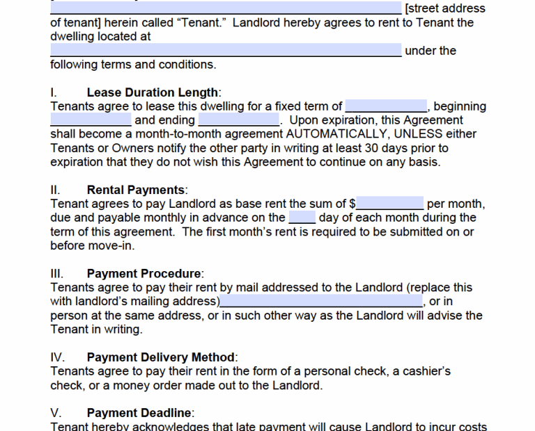Free Arkansas Rental Lease Agreement Templates PDF WORD