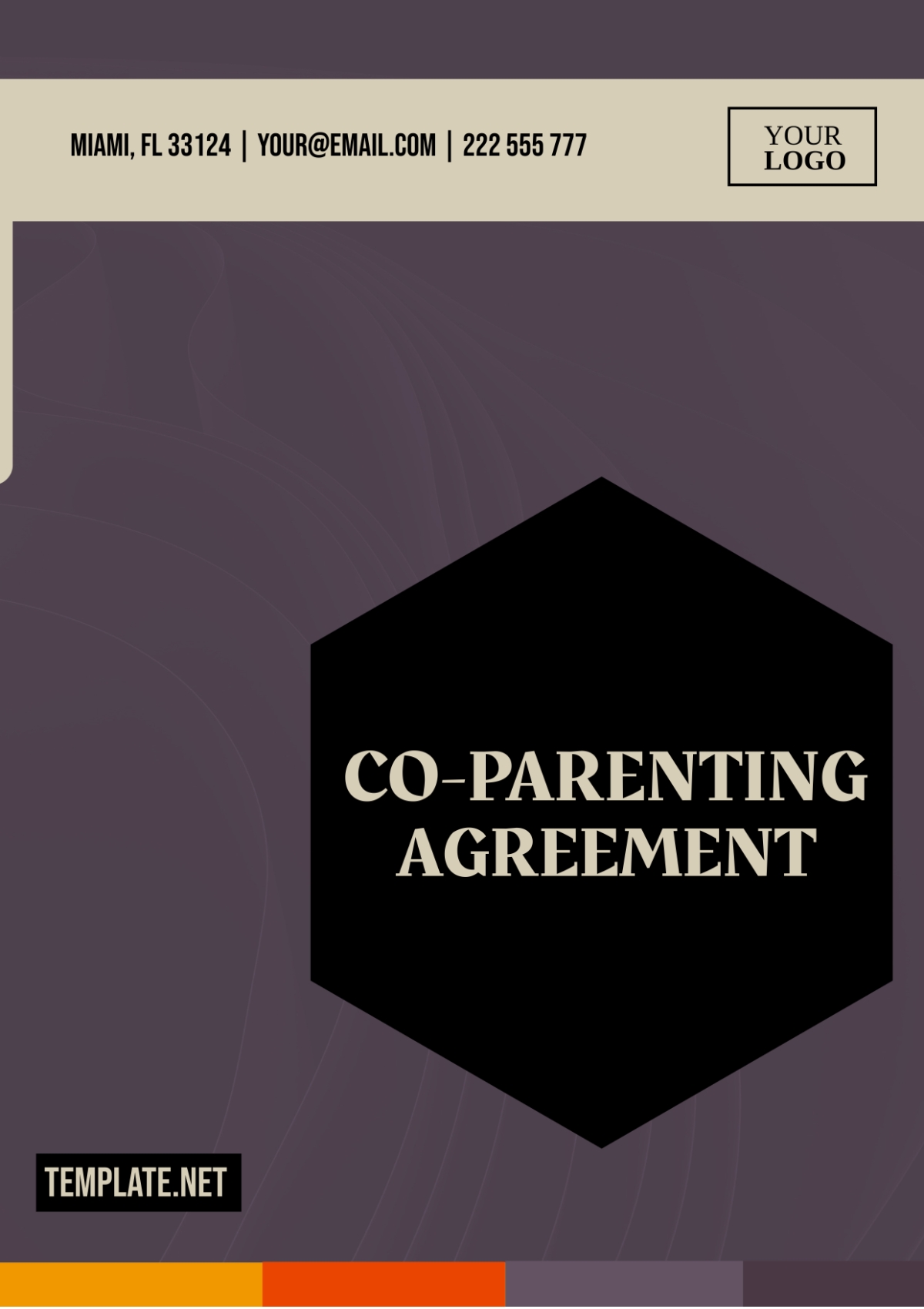 Free Co Parenting Agreement Templates Editable And Printable