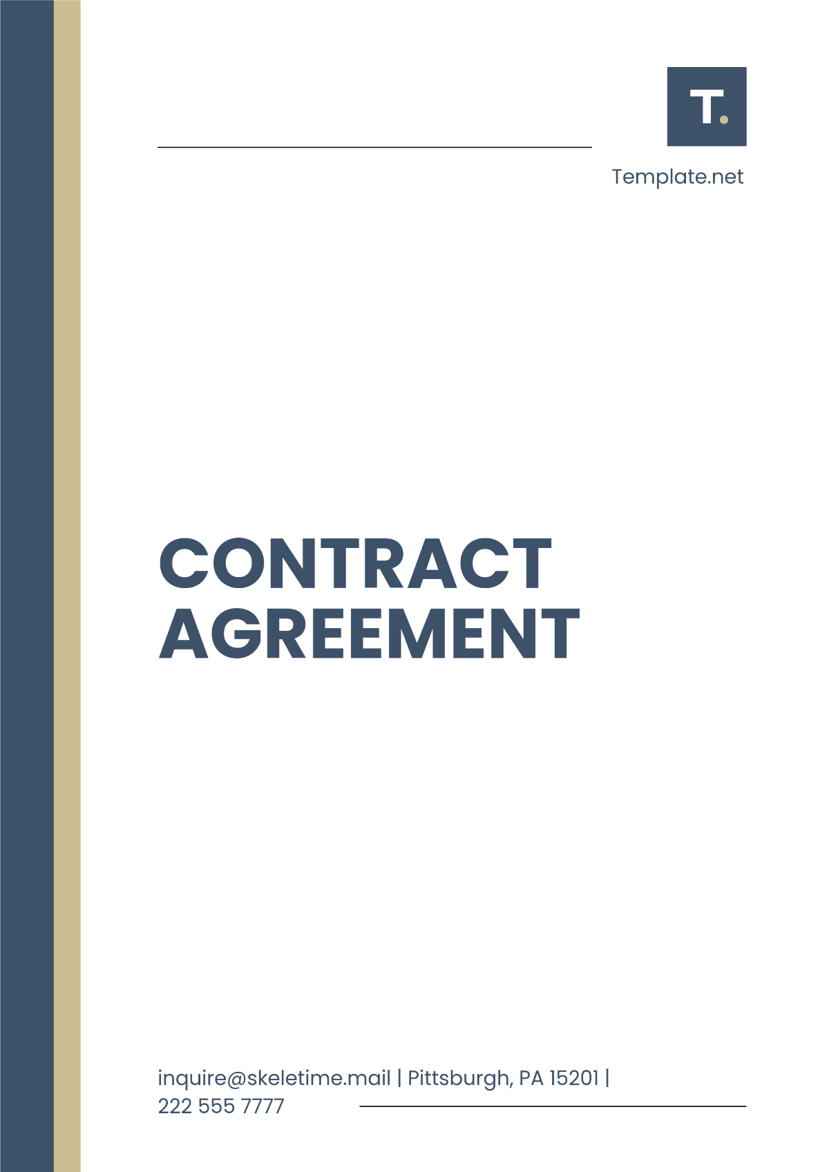 Free Contract Agreement Templates Editable And Printable