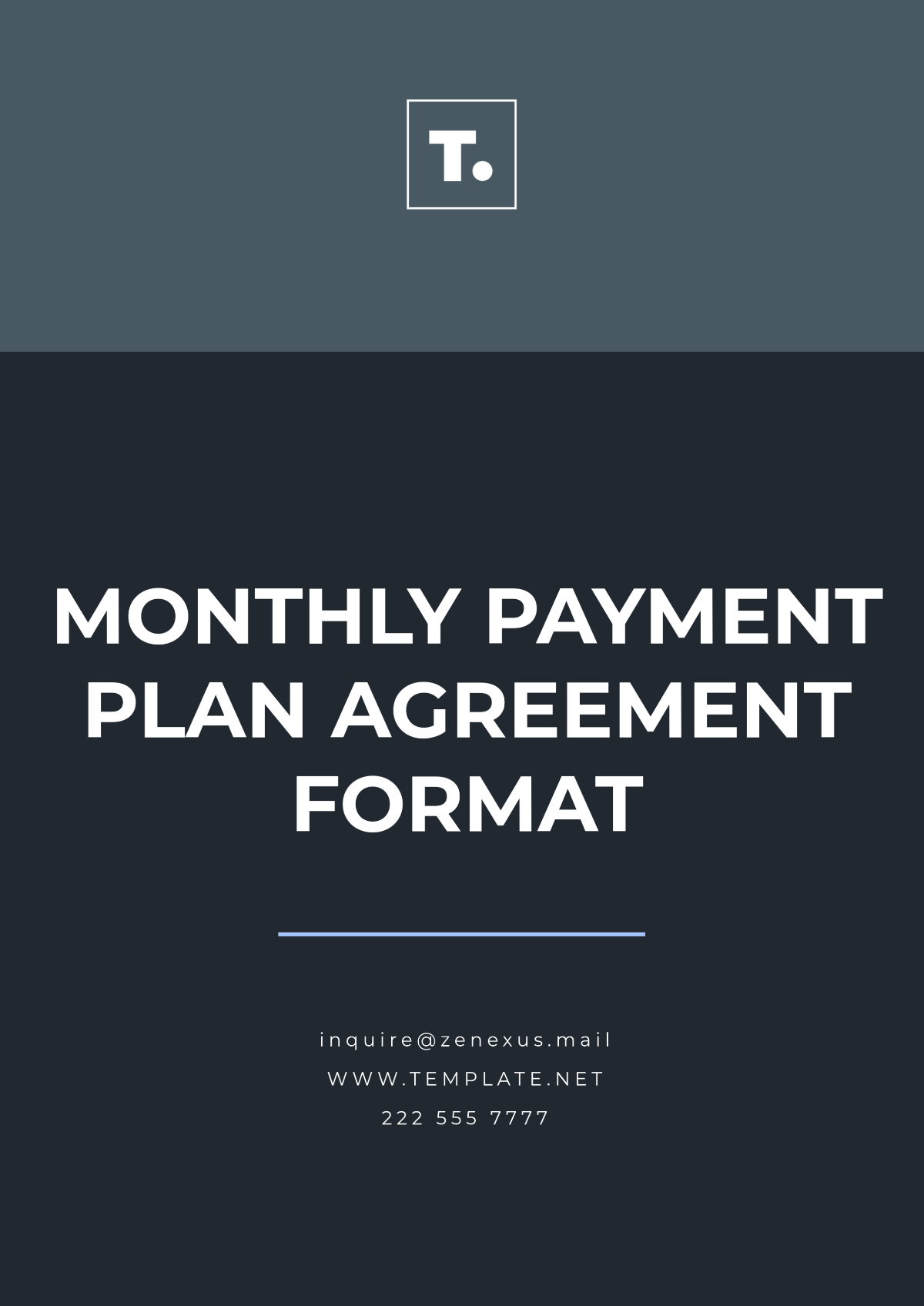 Free Payment Plan Agreement Templates Editable And Printable