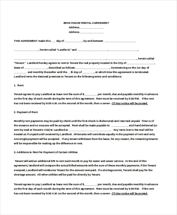 Free Printable Bounce House Rental Agreement Printable Word