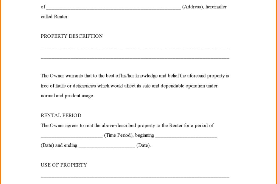 Free Printable Lease Agreement Form Template Business PSD Excel