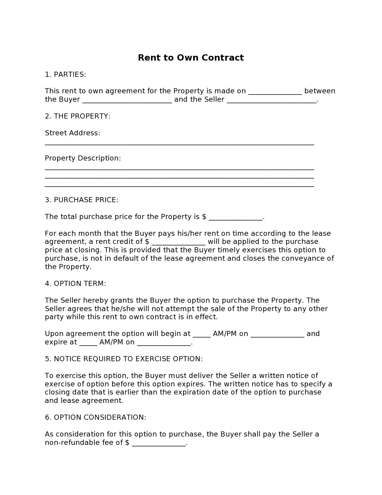 Free Rental Lease Agreement Templates 13 Word Pdf Eforms Free And 