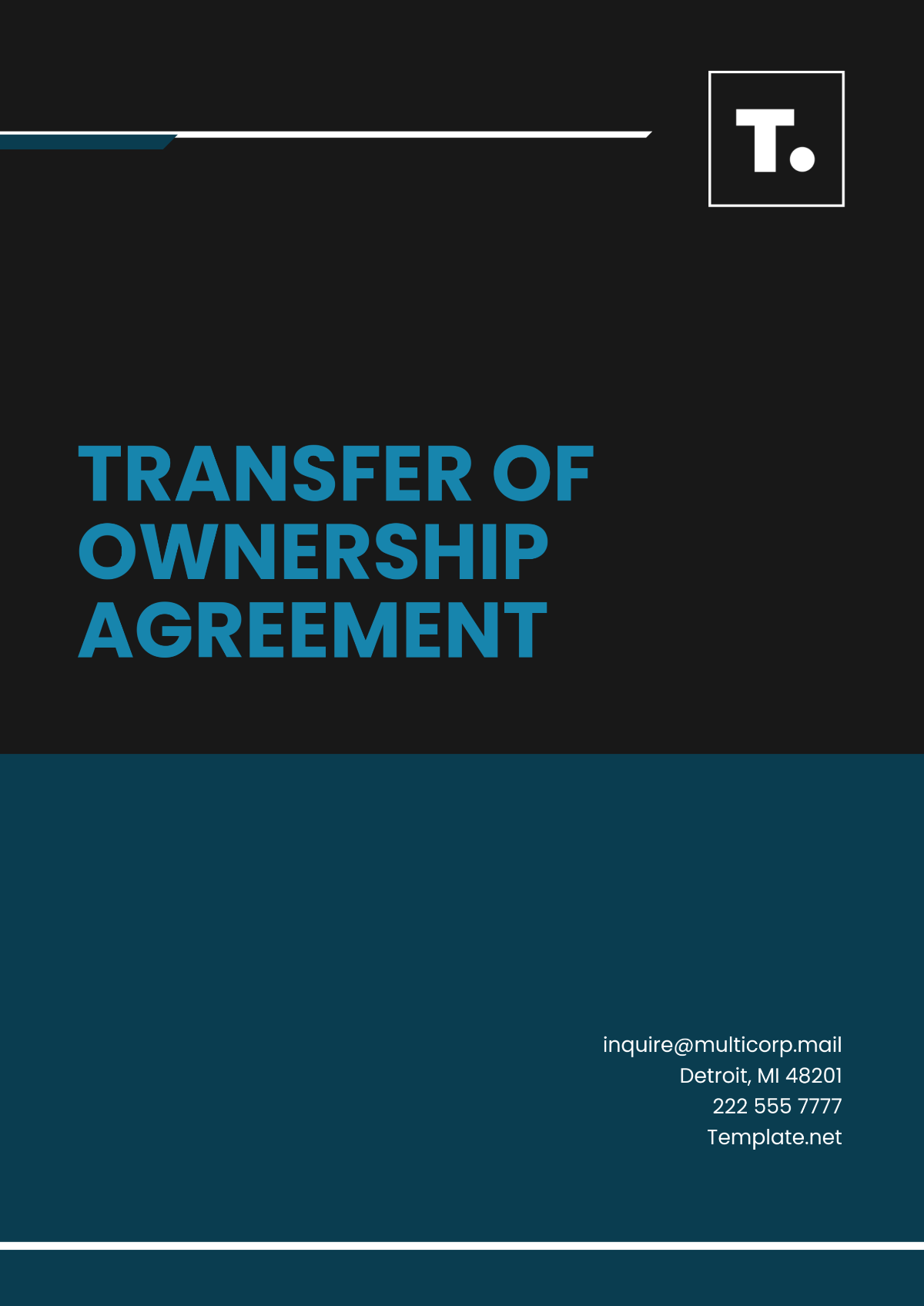 Free Transfer Of Ownership Agreement Template To Edit Online