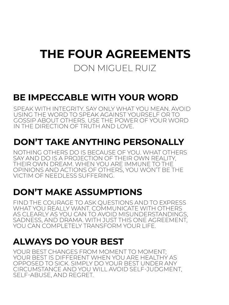 Printable The Four Agreements Printable Calendars AT A GLANCE