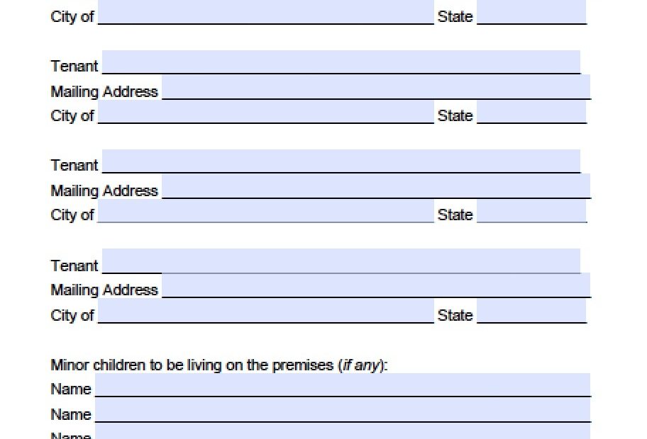 Printable Virginia Residential Lease Agreement Printable Templates