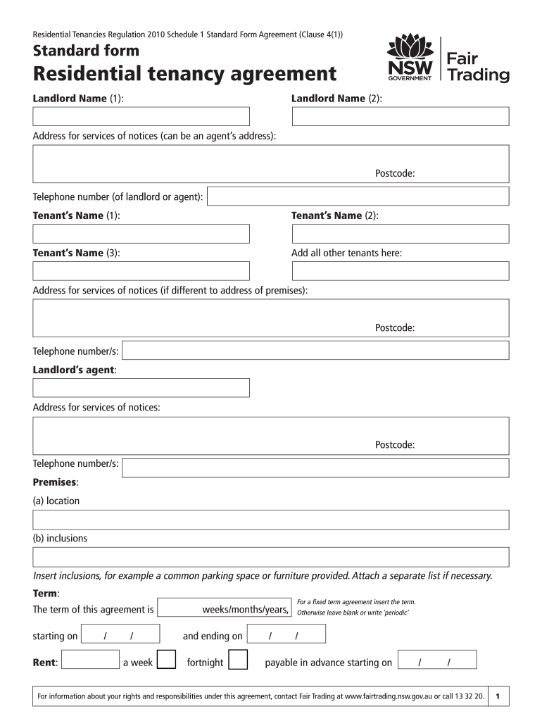 Private Rental Agreement Template 2020 2021 Fill And Sign Printable 