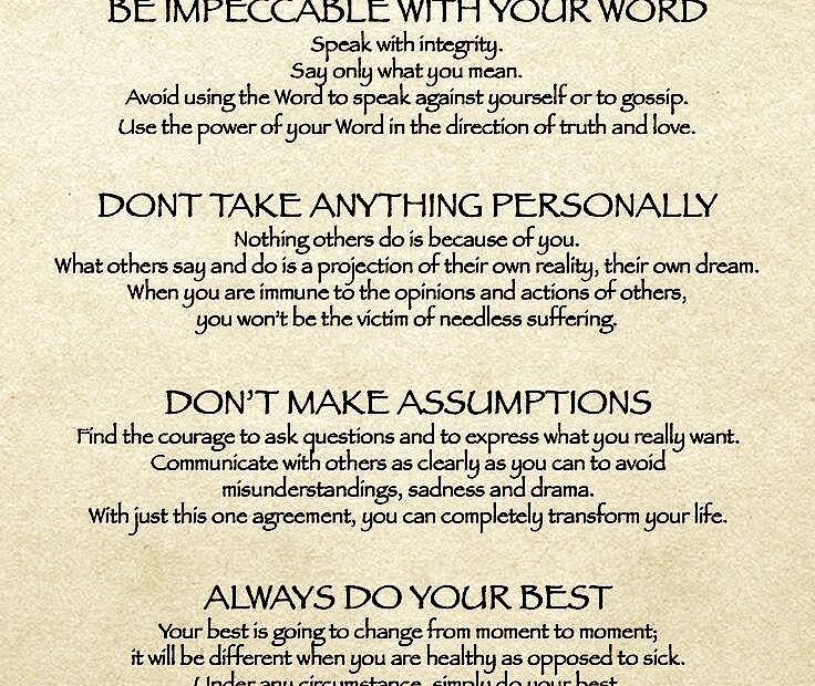 The Four Agreements Free Pdf Download