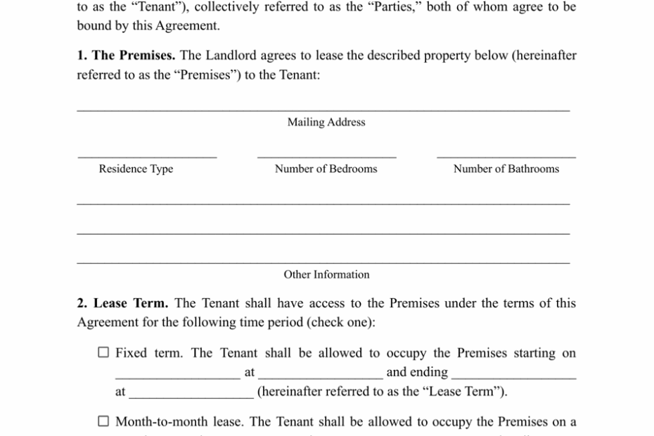 Vacation Rental Agreement Template Fill Out Sign Online And Download